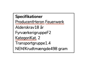 Brocade Blaze XL - 30 Skud - 28mm - Billede 3